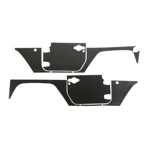 Rugged Ridge - Rugged Ridge Magnetic Protection Panel Kit | 07-18 Jeep Wrangler JK 2 Door - 12300.52