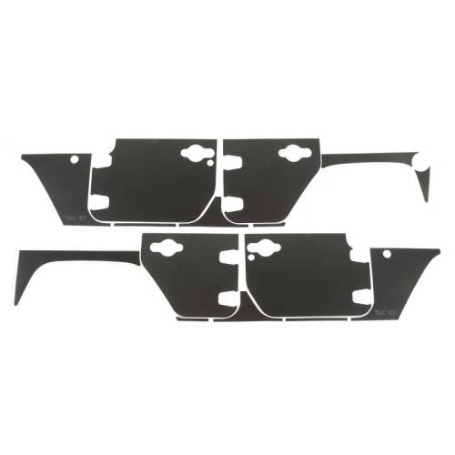 Rugged Ridge - Rugged Ridge Magnetic Protection Panel Kit | 07-18 Jeep Wrangler JKU 4 Door - 12300.53