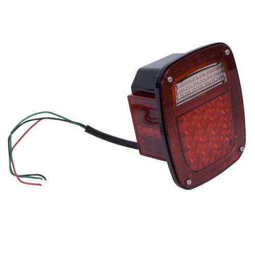 Rugged Ridge - Rugged Ridge Tail Light Assembly Left LED | 76-06 Jeep CJ/Wrangler YJ/TJ - 12403.83