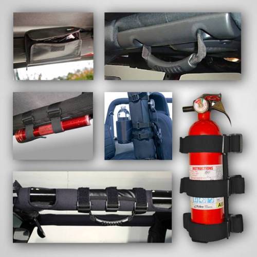 Rugged Ridge - Rugged Ridge BLACK 9 PIECE INTERIOR SPORT BAR ACCESSORY KIT | 07-18 JEEP WRANGLER JK - 12496.01