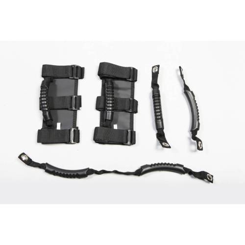 Rugged Ridge - Rugged Ridge Grab Handle Kit Neoprene | 07-18 Jeep Wrangler JK - 12496.14