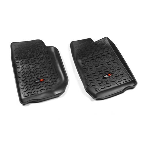 Rugged Ridge - Rugged Ridge All Terrain Floor Liner Front Pair Black | 07-18 Jeep Wrangler JK/JKU - 12920.01