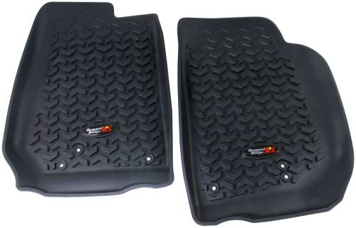 Rugged Ridge - Rugged Ridge All Terrain Floor Liner Front Pair Black | 07-18 Jeep Wrangler JK - 12920.03