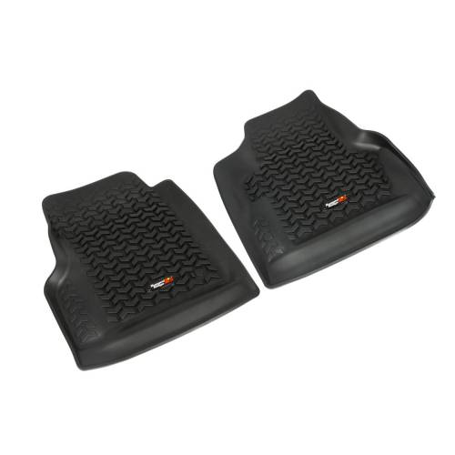 Rugged Ridge - Rugged Ridge All Terrain Floor Liner Front Pair Black | 97-06 Wrangler TJ - 12920.11