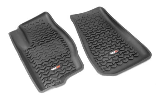 Rugged Ridge - Rugged Ridge All Terrain Floor Liner Front Pair Black | 05-10 Jeep WK/XK - 12920.28