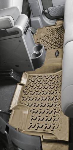 Rugged Ridge - Rugged Ridge All Terrain Floor Liner Rear Black | 07-18 Jeep Wrangler JKU - 12950.01