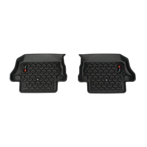 Rugged Ridge - Rugged Ridge Floor Liner Rear | Black 2018-2020 Jeep Wrangler JL 2 Dr - 12950.49