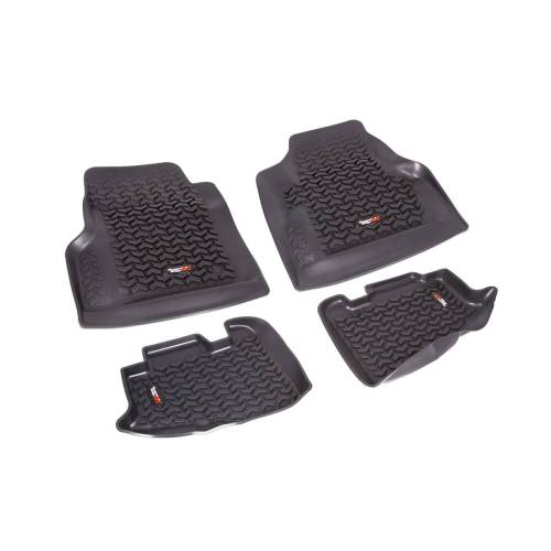 Rugged Ridge - Rugged Ridge All Terrain Floor Liner Kit Black | 97-06 Jeep Wrangler TJ/LJ - 12987.1