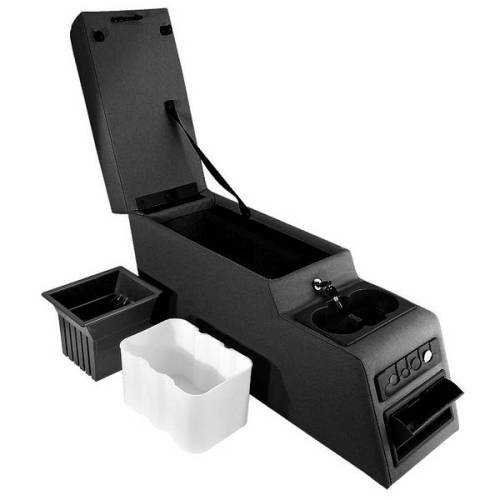 Rugged Ridge - Rugged Ridge Center Console Ultimate Locking Black | 76-95 Jeep CJ/Wrangler YJ - 13102.01