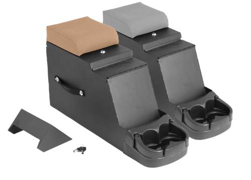 Rugged Ridge - Rugged Ridge Center Console Stereo Security Gray | 76-95 Jeep CJ/Wrangler YJ - 13104.09