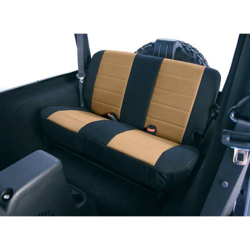 Rugged Ridge - Rugged Ridge Neoprene seat cover Rugged Ridge rear tan 97-02 Wrangler - 13261.04