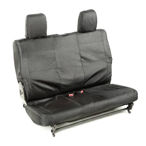 Rugged Ridge - Rugged Ridge Ballistic Seat Cover Rear Black | 11-18 Jeep Wrangler JK 2 Door - 13266.07