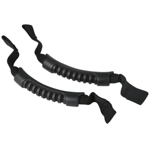 Rugged Ridge - Rugged Ridge Grab Handle Kit Front Headrest Mounted Blk | 07-21 Wrangler / 20-21 Gladiator - 13305.1