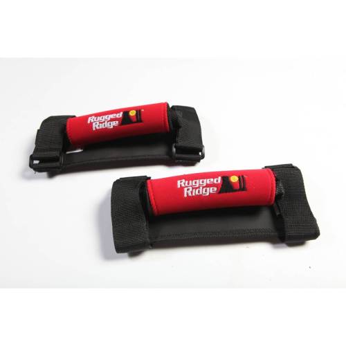 Rugged Ridge - Rugged Ridge Grab Handle Kit Neoprene Red | 55-21 Jeep CJ/Wrangler / 20-21 Gladiator - 13305.31