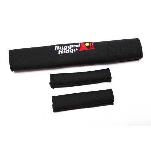 Rugged Ridge - Rugged Ridge Grab Handle Cover Kit Neoprene Black | 87-95 Jeep Wrangler YJ - 13305.5