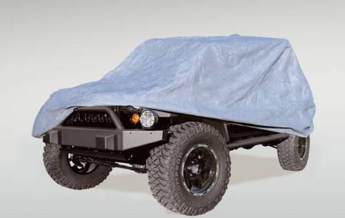 Rugged Ridge - Rugged Ridge Car Cover Full Heavy Duty | 55-06 Jeep CJ/Wrangler YJ/TJ - 13321.7