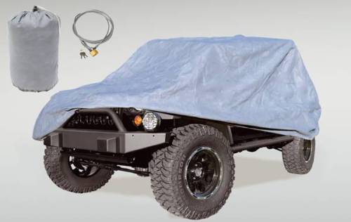 Rugged Ridge - Rugged Ridge Car Cover Kit Full | 55-06 Jeep CJ/Wrangler YJ/TJ - 13321.72