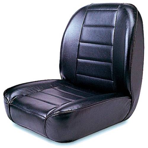 Rugged Ridge - Rugged Ridge Seat Low-Back Front No-Recline Black | 55-86 Jeep CJ - 13400.01