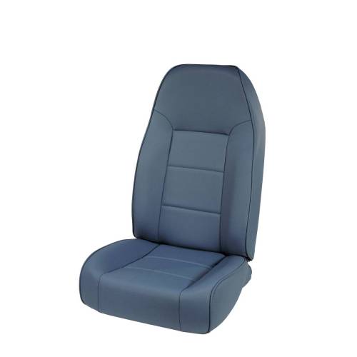 Rugged Ridge - Rugged Ridge Seat High-Back Front No-Recline Blue | 76-02 Jeep CJ/Wrangler YJ/TJ - 13401.05