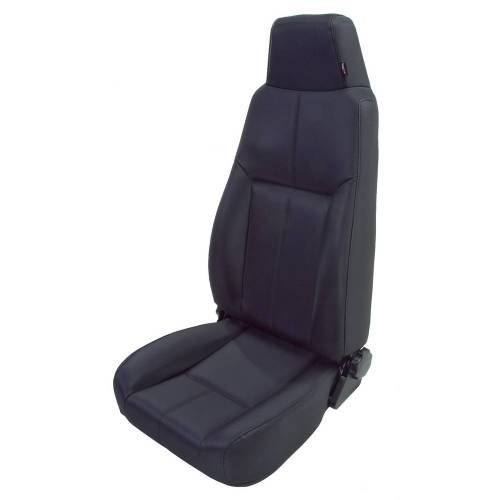 Rugged Ridge - Rugged Ridge Seat High-Back Front Reclinable Black Denim | 76-02 CJ/Wrangler - 13403.15