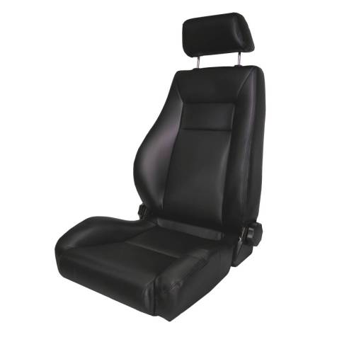 Rugged Ridge - Rugged Ridge Ultra Seat Front Reclinable Black Denim | 76-02 CJ/Wrangler YJ/TJ - 13404.15