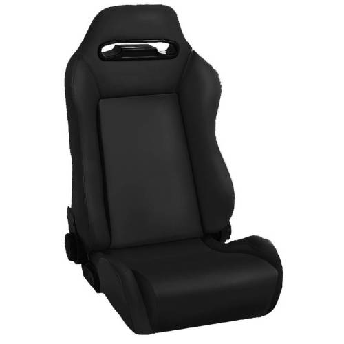 Rugged Ridge - Rugged Ridge Sport Seat Front Reclinable Black Denim | 76-02 CJ/Wrangler YJ/TJ - 13405.15