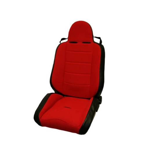 Rugged Ridge - Rugged Ridge RRC Off Road Racing Seat Reclinable Red | 76-02 CJ/Wrangler YJ/TJ - 13406.53