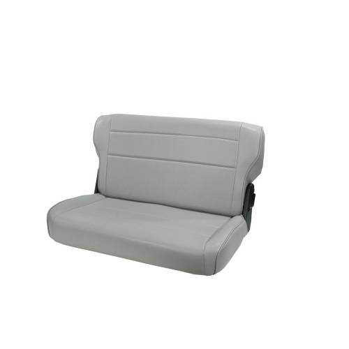 Rugged Ridge - Rugged Ridge Seat Rear Fold/Tumble Gray | 76-95 Jeep CJ/Wrangler YJ - 13462.09