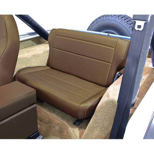 Rugged Ridge - Rugged Ridge Seat Rear Fold/Tumble Spice | 76-95 Jeep CJ/Wrangler YJ - 13462.37