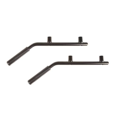 Rugged Ridge - Rugged Ridge Metal Grab Handles Steel Rear Pair 07-18 Wrangler JK - 13505.42