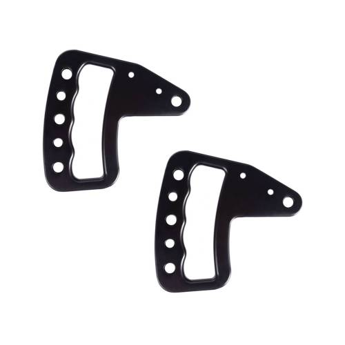 Rugged Ridge - Rugged Ridge Metal Grab Handles Aluminum Front Pair 07-18 Wrangler JK - 13505.51