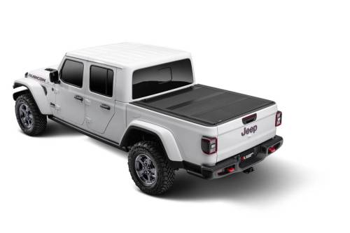 Rugged Ridge - Rugged Ridge Armis Hard Folding With LINE-X Bed Cover 20-21 Jeep Gladiator JT - 13550.24