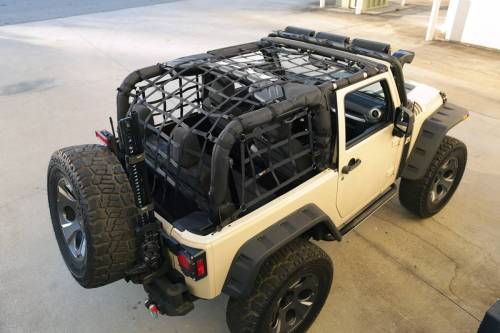 Rugged Ridge - Rugged Ridge BLACK CARGO NET | 07-18 JEEP 2-DOOR WRANGLER - 13552.7