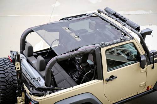 Rugged Ridge - Rugged Ridge FULL ECLIPSE SUNSHADE | 07-18 JEEP 2-DOOR WRANGLER - 13579.06