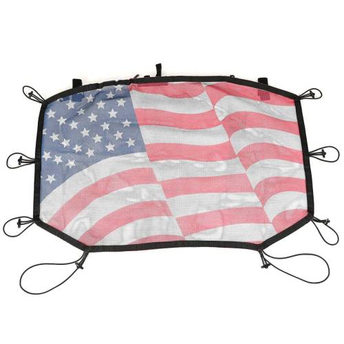 Rugged Ridge - Rugged Ridge Eclipse Sun Shade Front American Flag | 07-18 Jeep Wrangler JK - 13579.14