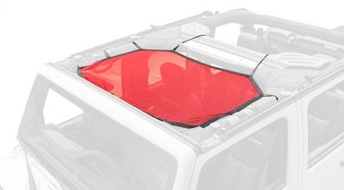 Rugged Ridge - Rugged Ridge Eclipse Sun Shade Front Red | 07-18 Jeep Wrangler JK - 13579.24