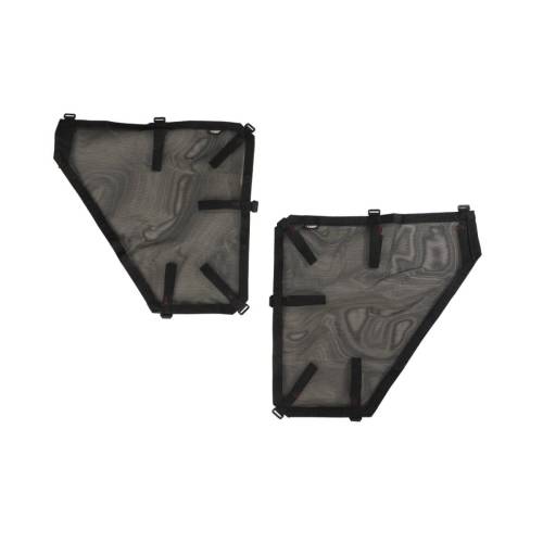 Rugged Ridge - Rugged Ridge Fortis Tube Door Covers Rear Set Black | 07-18 Jeep Wrangler JKU - 13579.57