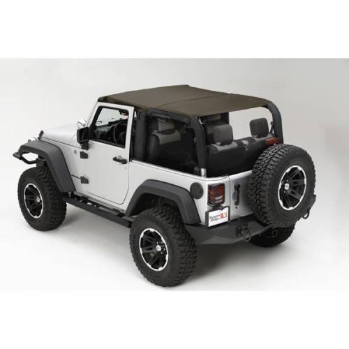 Rugged Ridge - Rugged Ridge Island Topper Khaki Diamond | 07-09 Jeep Wrangler JK - 13588.36