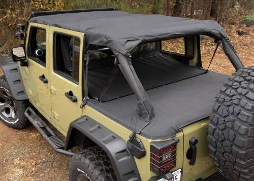 Rugged Ridge - Rugged Ridge Montana Pocket Island Topper Black Diamond | 10-18 Wrangler JK 4 Door - 13622.35