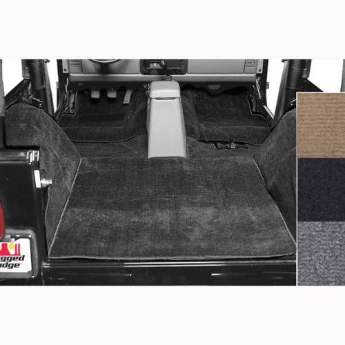 Rugged Ridge - Rugged Ridge Deluxe Carpet Kit Black | 76-95 Jeep CJ/Wrangler YJ - 13690.01