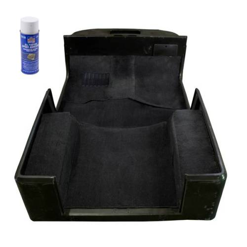 Rugged Ridge - Rugged Ridge Deluxe Carpet Kit with Adhesive Black | 97-06 Jeep Wrangler TJ - 13696.01