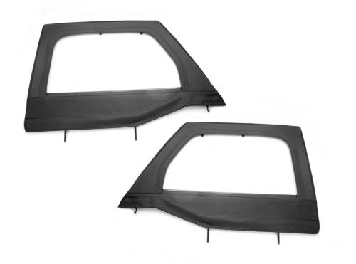 Rugged Ridge - Rugged Ridge Door Kit Front Upper Black Diamond | 07-18 Jeep Wrangler JK - 13711.15