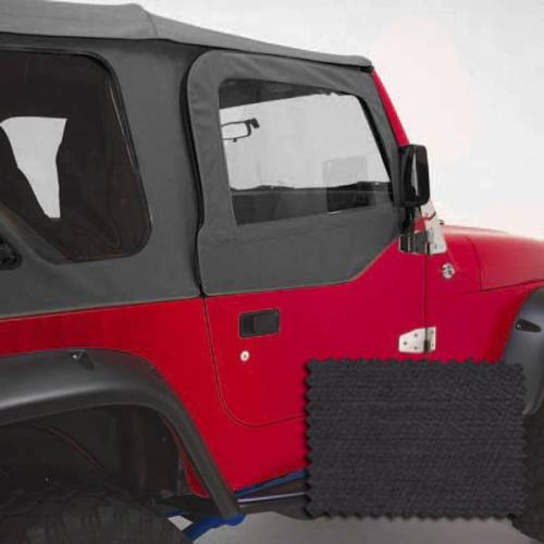 Rugged Ridge - Rugged Ridge Door Kit Upper Black Denim | 97-06 Jeep Wrangler TJ - 13714.15