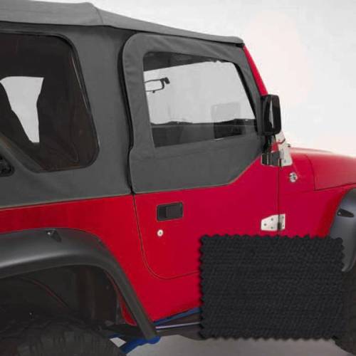 Rugged Ridge - Rugged Ridge Door Kit Upper Black Diamond | 97-06 Jeep Wrangler TJ - 13714.35