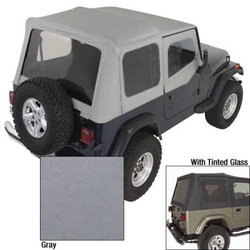 Rugged Ridge - Rugged Ridge XHD Soft Top Charcoal Tinted Windows | 88-95 Jeep Wrangler YJ - 13722.09