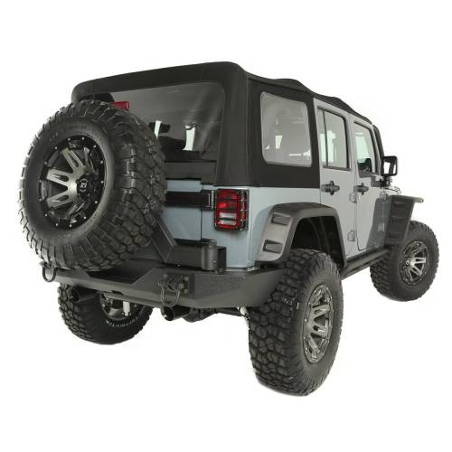 Rugged Ridge - Rugged Ridge Soft Top Black Diamond Sailcloth | 10-18 Jeep Wrangler JKU - 13742.01