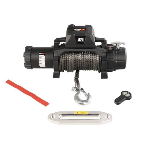 Rugged Ridge - Rugged Ridge Trekker Winch 12 500 LBS Synthetic Rope IP68 Waterproof Wireless - 15100.25