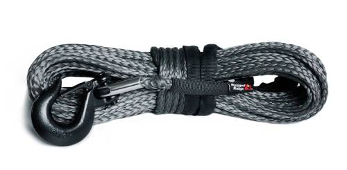 Rugged Ridge - Rugged Ridge Synthetic Winch Line Dark Gray 25/64 inch x 94 feet Universal - 15102.13