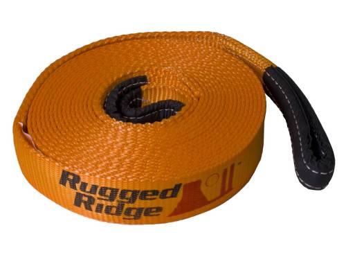 Rugged Ridge - Rugged Ridge Tow Recovery Strap 1 Inch x 15 feet | ATV/UTV - 15104.04