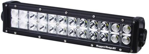 Rugged Ridge - Rugged Ridge Light Bar 13.5 Inch 72 Watt 6072 Lumens - 15209.11